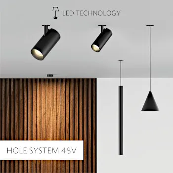 Система скрытого монтажа <br>HOLE SYSTEM 48 V